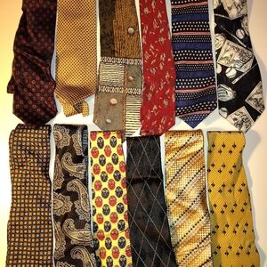 Classic Men’s Silk Tie - Assorted Patterns and Colors